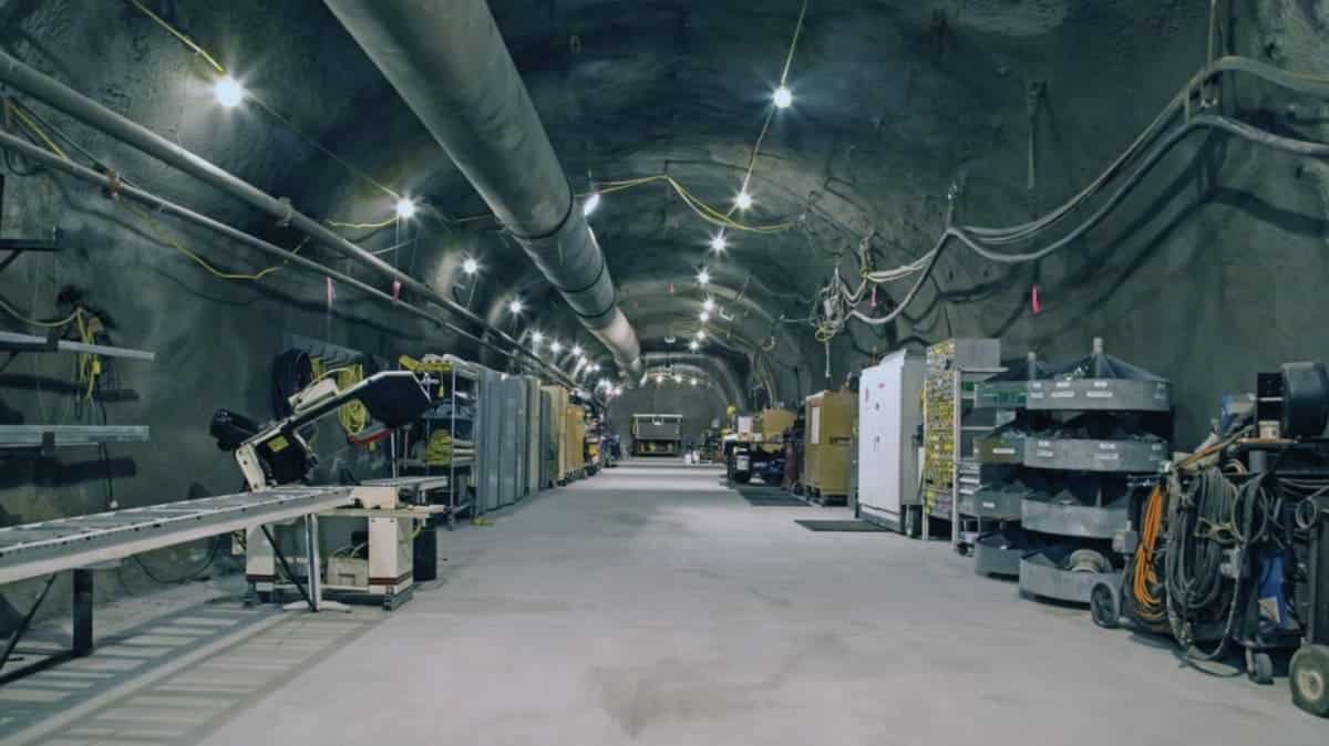 Вид изнутри американского подземного комплекса / © NNSA