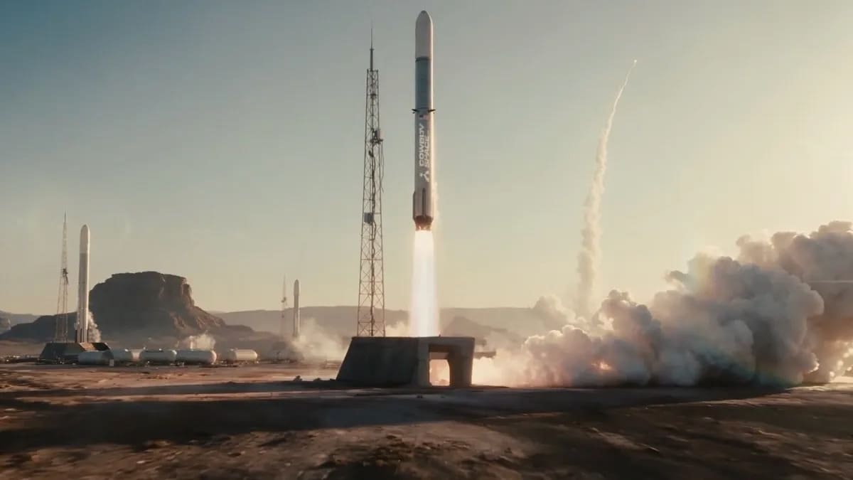 Художественное изображение ракеты Big Iron / © Cowboy Space