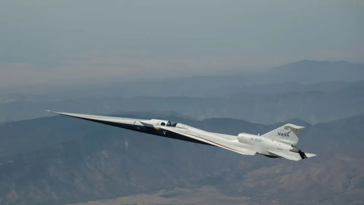 Экспериментальный самолет X-59 / © NASA
