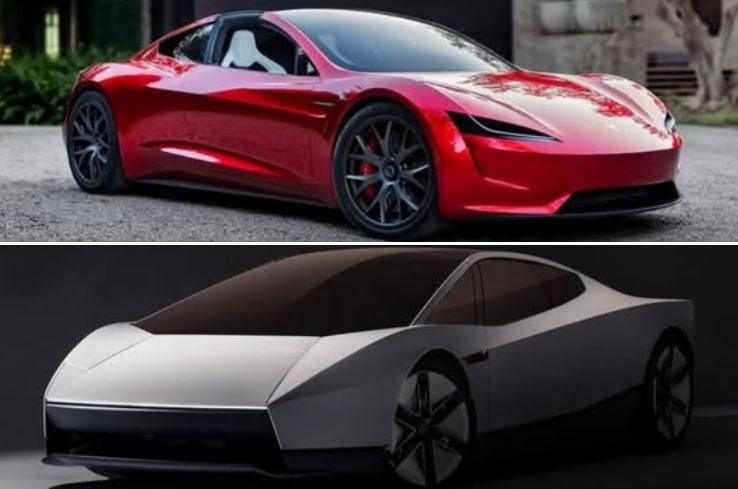 Чрезвычайно сомнительно в Roadster только одно решение: отказ от его исходного внешнего вида в пользу более угловатых решений а-ля Cybertruck. История последнего уже показала, что его энергично покупали на длинных отрезках только при цене в 60 тысяч долларов, которую Маск не захотел поддерживать. Вряд ли дорогой автомобиль имеет смысл создавать во внешней стилистике, не снискавшей успеха в продажах