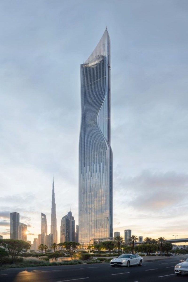 Рендер Tiger Sky Tower / © Dubai Office